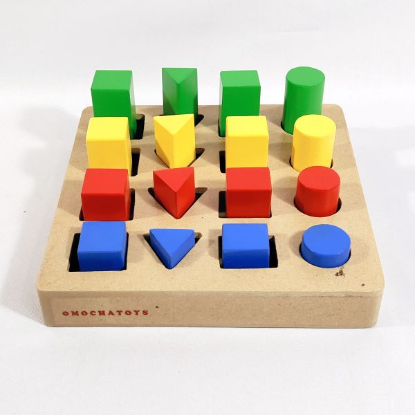 The Future Thinker - Shape Sorter Box with Four Geometry Shapes